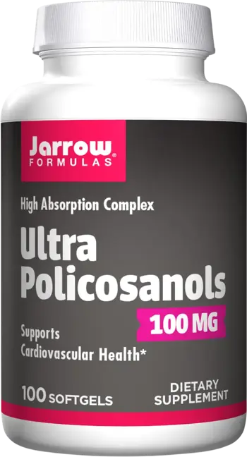 Jarrow Formulas Ultra Policosanols 10 mg Подкрепа за здравословен холестеролен метаболизъм х 100 гел капсули