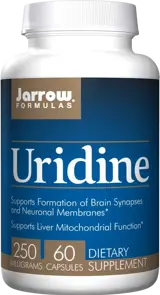 Jarrow Formulas Uridine 250 mg За мозъчна функция и здраве на черния дроб х 60 капсули