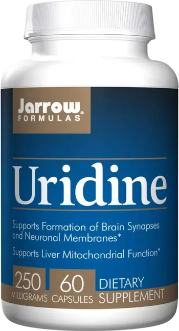 Jarrow Formulas Uridine 250 mg За мозъчна функция и здраве на черния дроб х 60 капсули