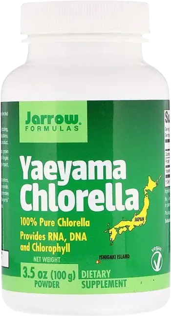 Jarrow Formulas Yaeyama Chlorella Powder 100% чиста хлорела на прах