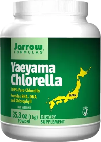 Jarrow Formulas Yaeyama Chlorella Powder Чиста хлорела на прах за детоксикация и енергия 1000 грама