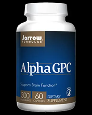 Jarrow Formulas Alpha GPC 300 mg За подкрепа на мозъчната функция х 60 капсули