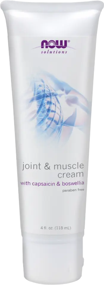 NOW Foods Joint & Muscle Cream with Glucosamine, Boswellia and Capsaicin Крем за Стави и Мускули - 118 мл
