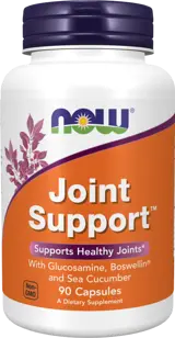 NOW Foods Joint Support With Glucosamine, Boswellin and Sea Cucumber Ставен Комплекс - 90 капсули, 45 дози