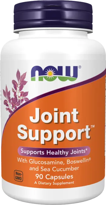 NOW Foods Joint Support With Glucosamine, Boswellin and Sea Cucumber Ставен Комплекс - 90 капсули, 45 дози
