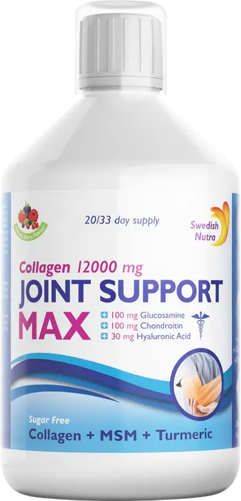 Swedish Nutra Joint Support MAX Collagen 12000 mg Течен колаген за стави