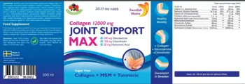 Swedish Nutra Joint Support MAX Collagen 12000 mg Течен колаген за стави