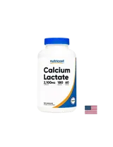 Nutricost Calcium Lactate Здрави кости, мускули и зъби х 180 капсули