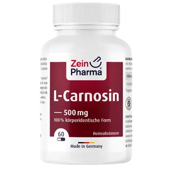 ZEINpharma L-Carnosine 500 mg За клетъчно здраве и дълголетие х 60 капсули