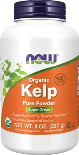 NOW Foods Kelp 100% Pure Powder Йод на Прах - 227 грама, 1135 дози