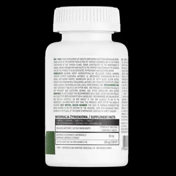 OstroVit Kelp 200 мкг Natural Iodine Source Йод - 250 таблетки, 250 дози