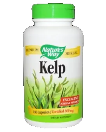 Nature's Way Kelp 600 mg В подкрепа на щитовидната жлеза х 180 капсули
