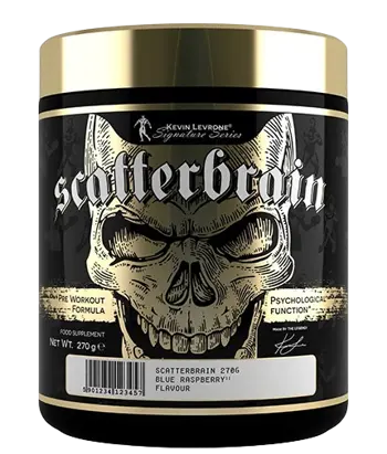 Kevin Levrone Black Line Scatterbrain Super Concentrated Pre Workout Азотен Бустър - 270 грама, 60 дози