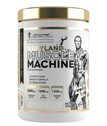 Kevin Levrone Gold Line Maryland Muscle Machine Pre-Workout Азотен Бустър- 385 грама, 44 дози
