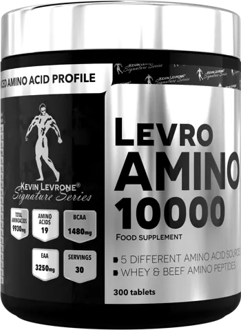 Kevin Levrone LevroAMINO 10000 Аминокиселини за възстановяване и мускулен растеж х 300 Таблетки