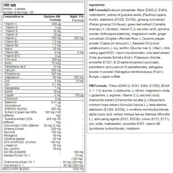 Kevin Levrone LevroArmour AM & PM Formula - 2 x 90 таблетки, 30 дози
