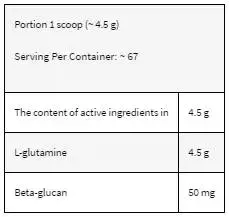 Kevin Levrone LevroSHIELD Glutamine + Beta-Glucan Глутамин - 300 грама, 67 дози