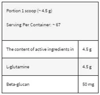 Kevin Levrone LevroSHIELD Glutamine + Beta-Glucan Глутамин - 300 грама, 67 дози