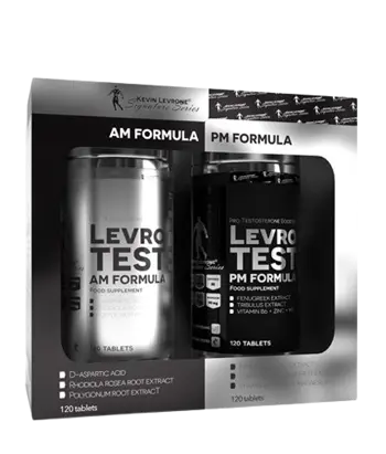 Kevin Levrone LevroTEST AM/PM Formula Тестостеронов Бустер - 2 x 120 таблетки, 30 дози