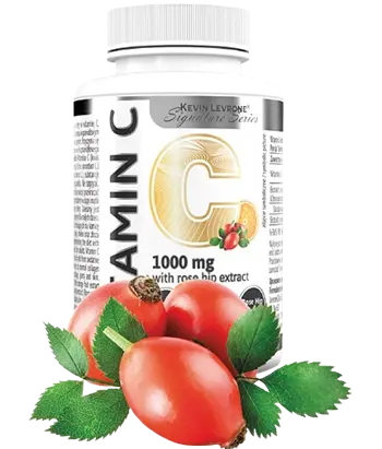 Kevin Levrone Vitamin C 1000 with Rose Hips and Bitter Orange Витамин C - 90 таблетки, 90 дози