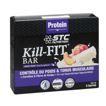 STC Nutrition KILL-FIT® BAR Протеинов бар с L-карнитин и фибри 5 барчета по 35 g