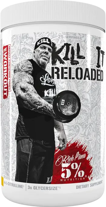 Rich Piana 5% Nutrition Kill It Reloaded Legendary Pre-Workout