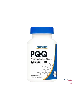 Nutricost Пиролохинолин хинон (PQQ) В подкрепа на клетъчното здраве, сърдечната и мозъчната функции 20 mg х 30 капсули