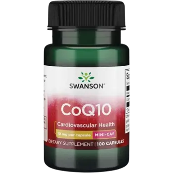 Коензим CoQ10 - 100 капсули, 100 Дози от 10 мг