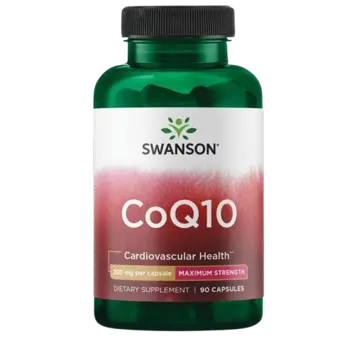 Коензим CoQ10 Mаксимална Сила 200 мг - 90 капсули, 90 Дози