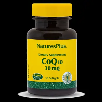 NaturesPlus CoQ10 30 mg Коензим Q10 за сърдечно здраве и енергия х 30 капсули