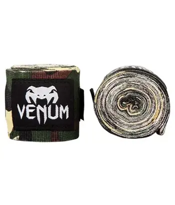 VENUM Kontact Boxing Handwraps 2.5m Forest Camo Бинтове за бокс