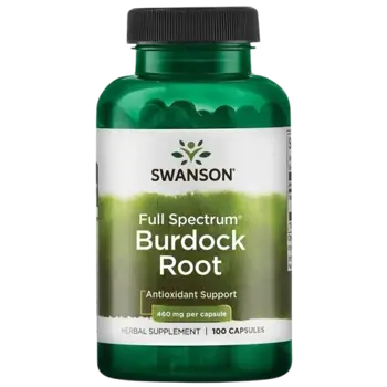 Корен от Репей Swanson - 100 капсули, 50 дози от 920 мг
