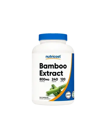 Nutricost Bamboo Extract Екстракт от бамбук за коса и кожа х 240 капсули