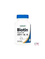 Nutricost Biotin 5000 µg За здрава коса, кожа и нокти х 150 софтгел капсули