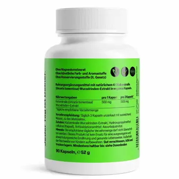 ZEINpharma Котешки Нокът (Cat’s Claw) 500 mg Подкрепа за имунитета и възстановяването х 90 капсули