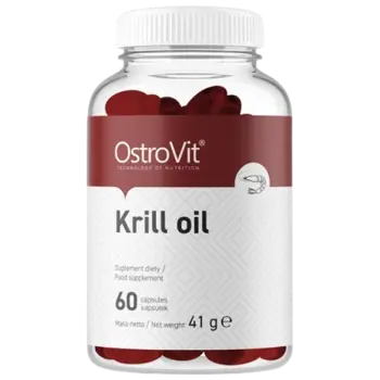 Krill Oil 500 мг Крилово Масло - 60 гел капсули, 30 дози