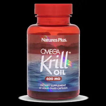 Natures Plus Omega Krill Oil 600 mg Масло от Антарктически Крил х 60 капсули