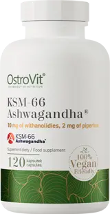 OstroVit KSM-66 Ashwagandha® 200 mg / Vege Caps с пиперин
