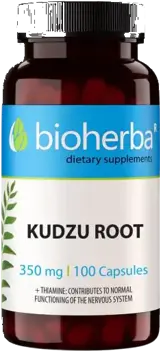 Bioherba Kudzu Root 350 mg Корен от Кудзу с Витамин B1 х 100 капсули