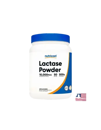 Nutricost Lactase Powder Подпомага храносмилането на лактоза 500 грама