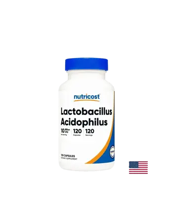 Nutricost Lactobacillus Acidophilus Чревен баланс и пробиотична защита х 120 капсули