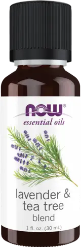 NOW Foods Lavender & Tea Tree Oil Blend Лавандулово Масло и Масло от Чаено Дърво - 30 мл
