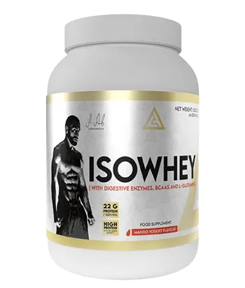Lazar Angelov Nutrition IsoWhey Whey Protein Isolate with Digestive Enzymes, BCAA & Glutamine 1600 грама, 64 Дози