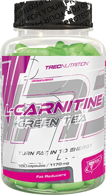 Trec Nutrition L-Carnitine + Green Tea Caps За Изгаряне на Мазнини и Енергия
