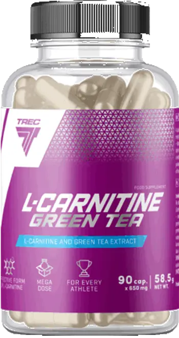 Trec Nutrition L-Carnitine + Green Tea Caps За изгаряне на мазнини и енергия