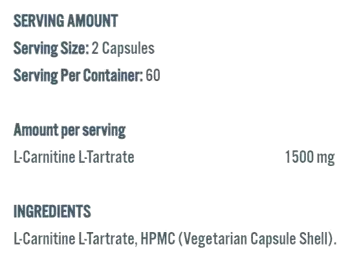 Applied Nutrition L-Carnitine 1500 мг L-Карнитин за изгаряне на мазнини и енергия
