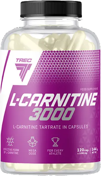 Trec Nutrition L-Carnitine 3000 Caps L-Карнитин Тартрат за Изгаряне на Мазнини