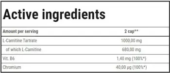 Trec Nutrition L-Carnitine Complex Формула за изгаряне на мазнини и енергия