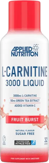 Applied Nutrition L-Carnitine Liquid 3000 With Green Tea За изгаряне на мазнини и енергия