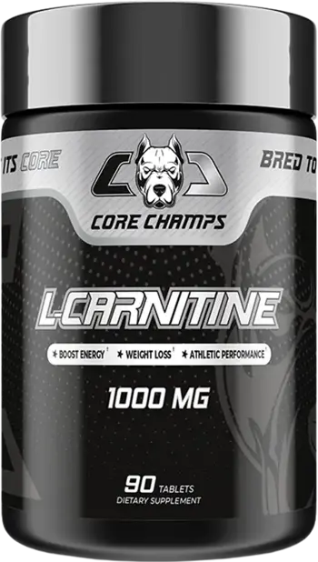 Core Champs L-Carnitine Tabs 1000 mg Таблетки за изгаряне на мазнини